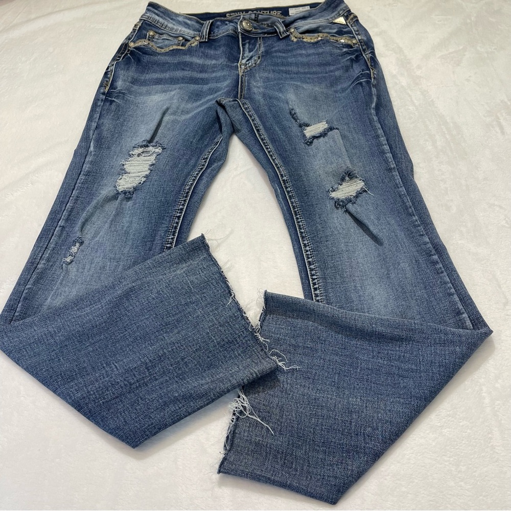 SEXY COUTURE FIT BOOT  WOMENS JEANS SIZE 11